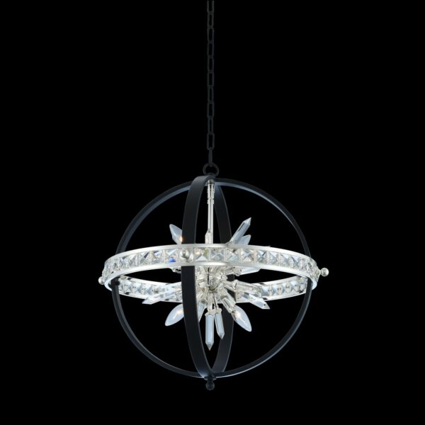 ##Antique Hardware## Angelo 23 Inch Pendant Matte Black
