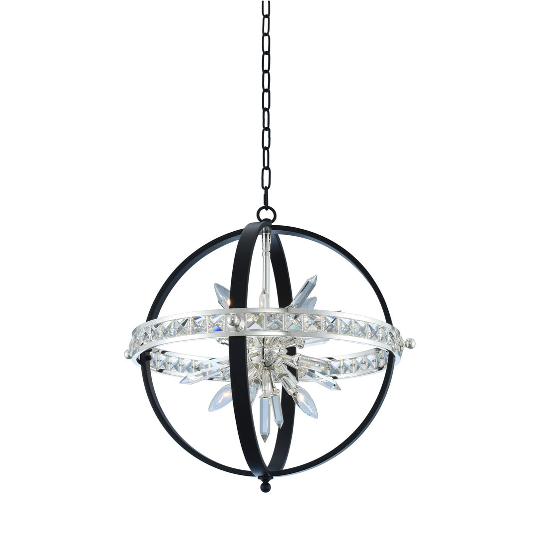 ##Antique Hardware## Angelo 23 Inch Pendant Matte Black