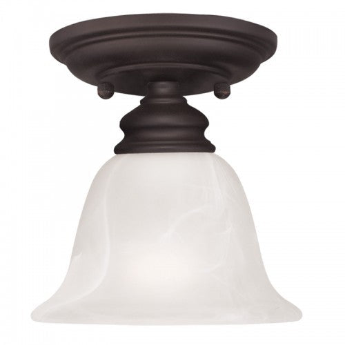 ##Antique Hardware## 1 Light Bronze Ceiling Mount