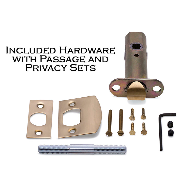 ##Antique Hardware## Emtek Solid Brass Mercury Lever With Neos Rosette (Several Finish Options)
