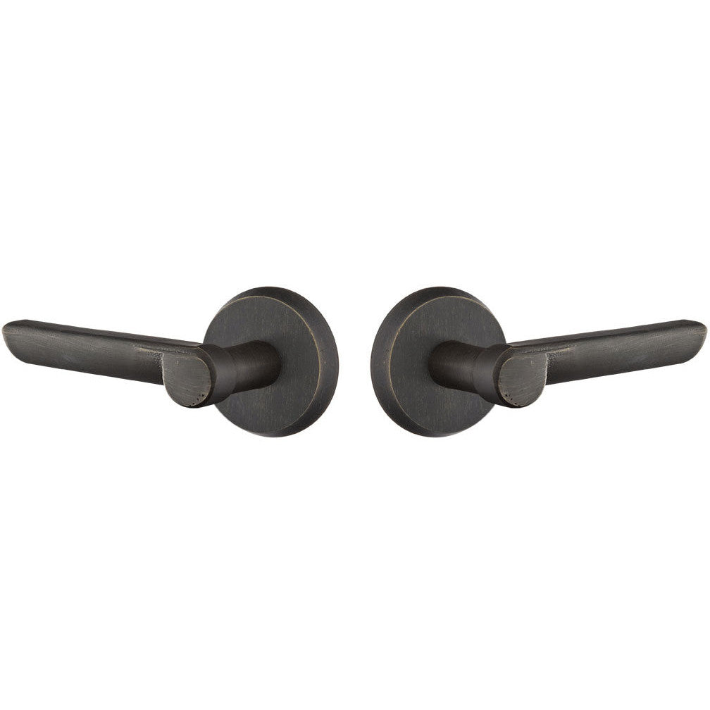 ##Antique Hardware## Sandcast Aurora Lever With Disk Rosette