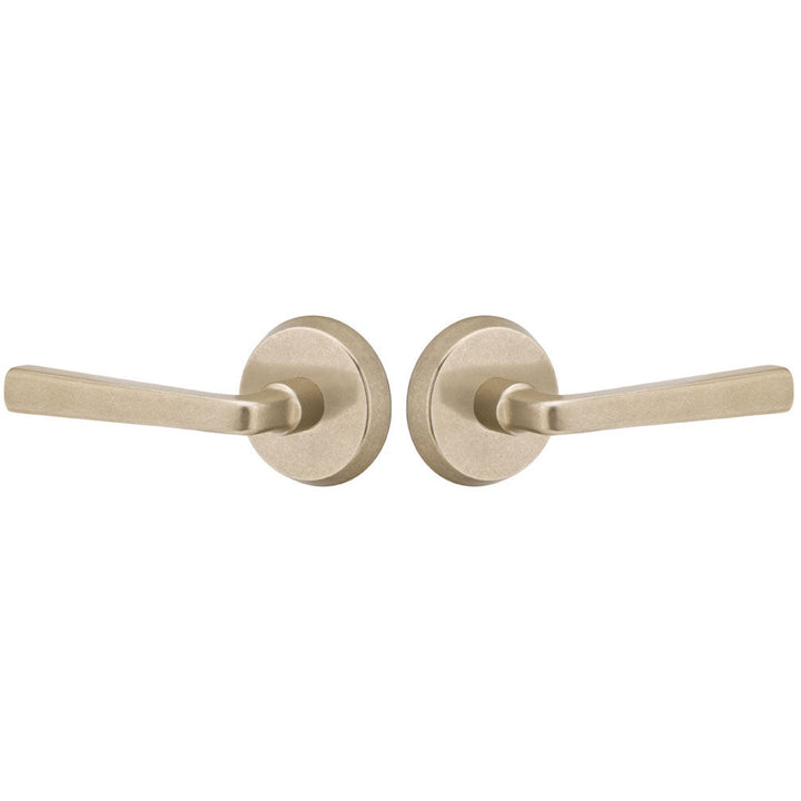 ##Antique Hardware## Sandcast Cimarron Lever With Disk Rosette