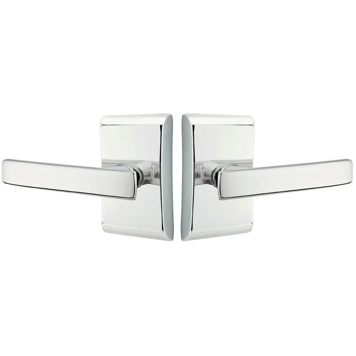 ##Antique Hardware## Emtek Solid Brass Geneva Lever With Neos Rosette (Several Finish Options)