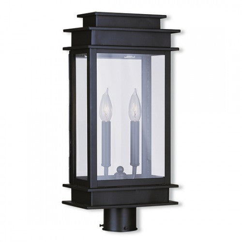##Antique Hardware## 2 Light Bronze Outdoor Post Top Lantern