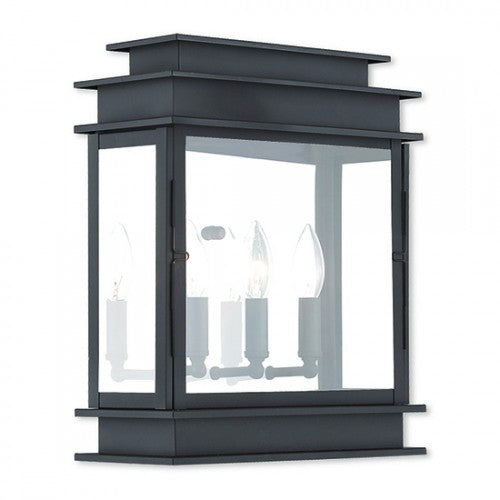 ##Antique Hardware## 3 Light Bronze Outdoor Wall Lantern