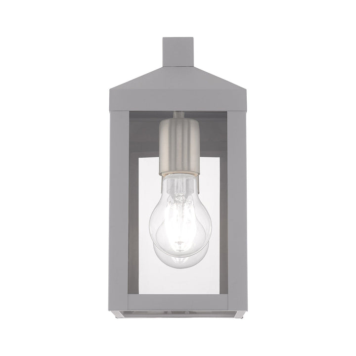 Antique Hardware 1 Light Nordic Gray Outdoor Wall Lantern Lantern