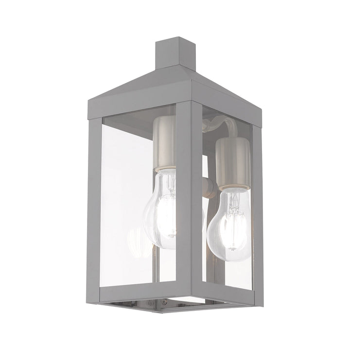 Antique Hardware 1 Light Nordic Gray Outdoor Wall Lantern Lantern