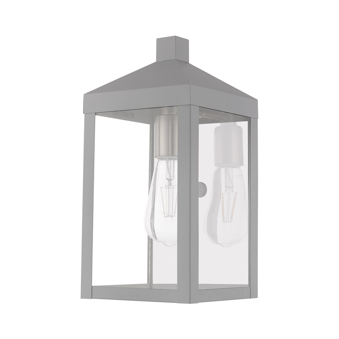Antique Hardware 1 Light Nordic Gray Outdoor Wall Lantern Lantern