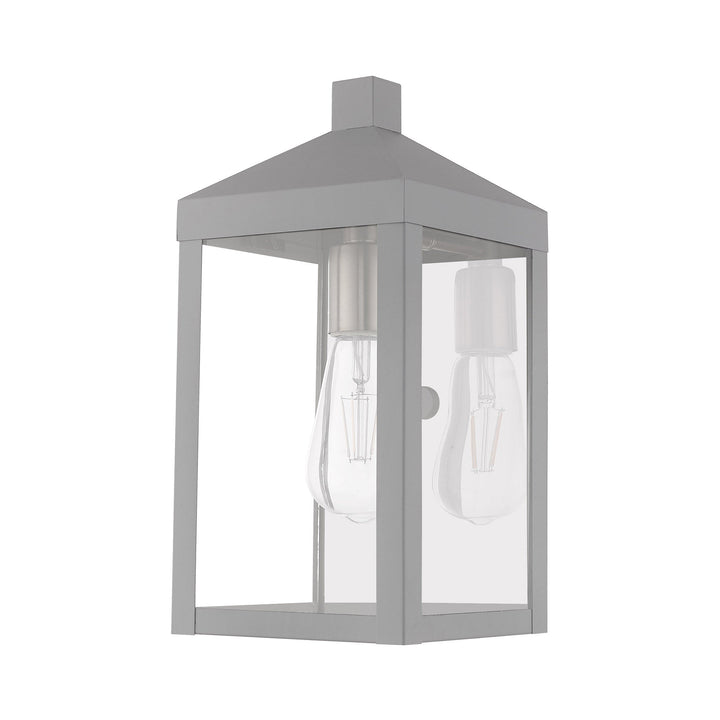 Antique Hardware 1 Light Nordic Gray Outdoor Wall Lantern Lantern