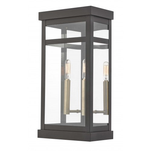 Antique Hardware 2 Light Bronze Outdoor Wall Lantern Lantern