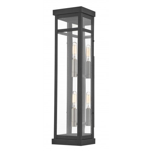Antique Hardware 2 Light Black Outdoor Wall Lantern Lantern