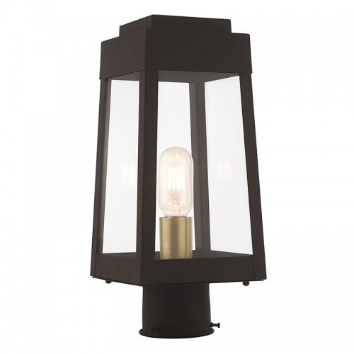 Antique Hardware 1 Light Bronze Outdoor Post Top Lantern Post