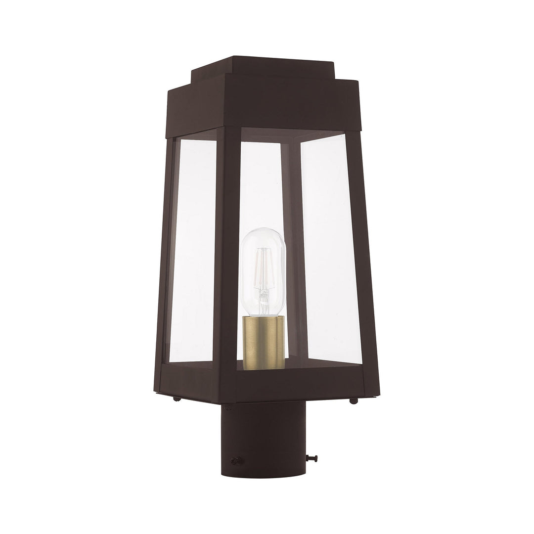Antique Hardware 1 Light Bronze Outdoor Post Top Lantern Post