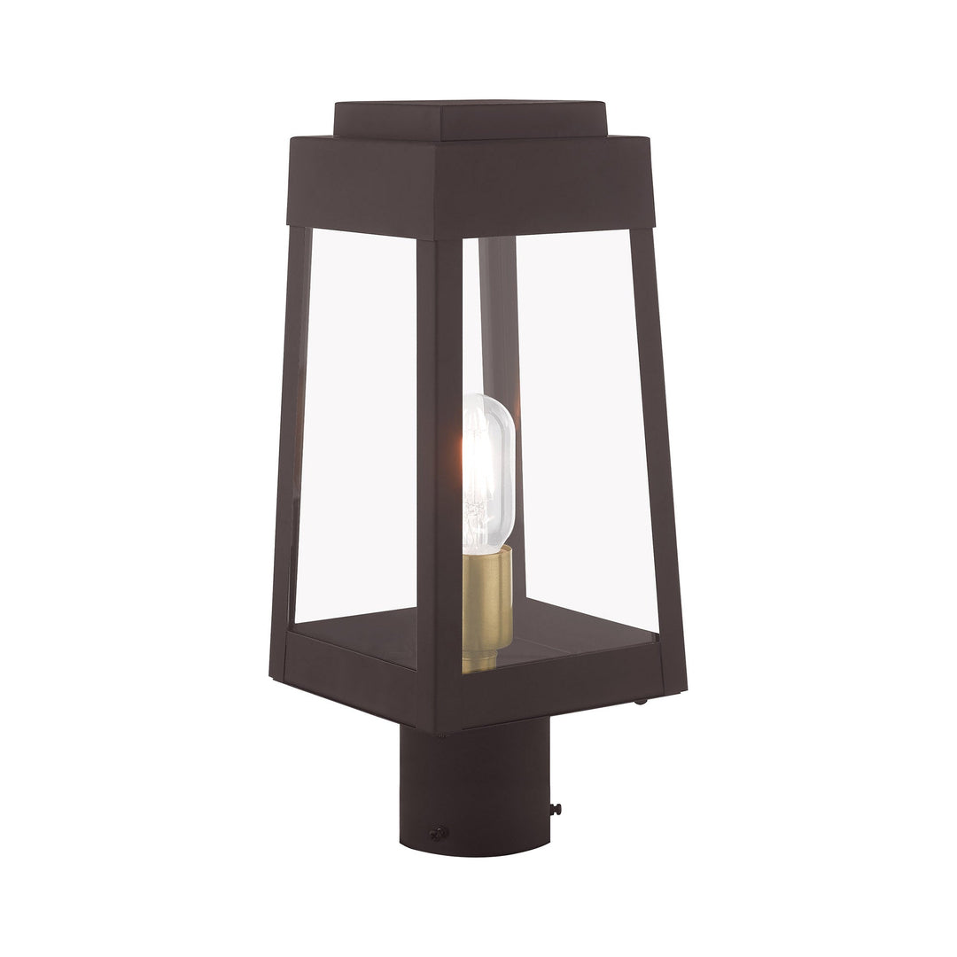 Antique Hardware 1 Light Bronze Outdoor Post Top Lantern Post
