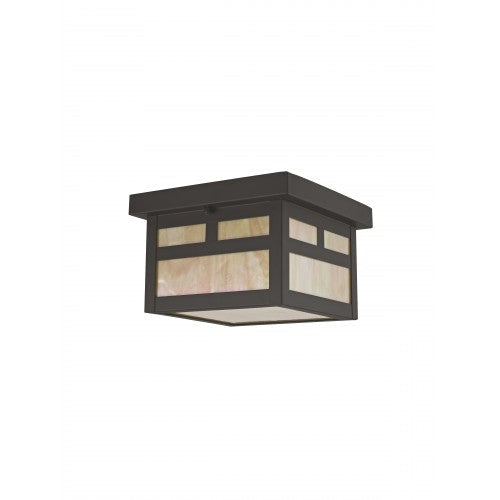 ##Antique Hardware## 1 Light Bronze Outdoor Ceiling Mount