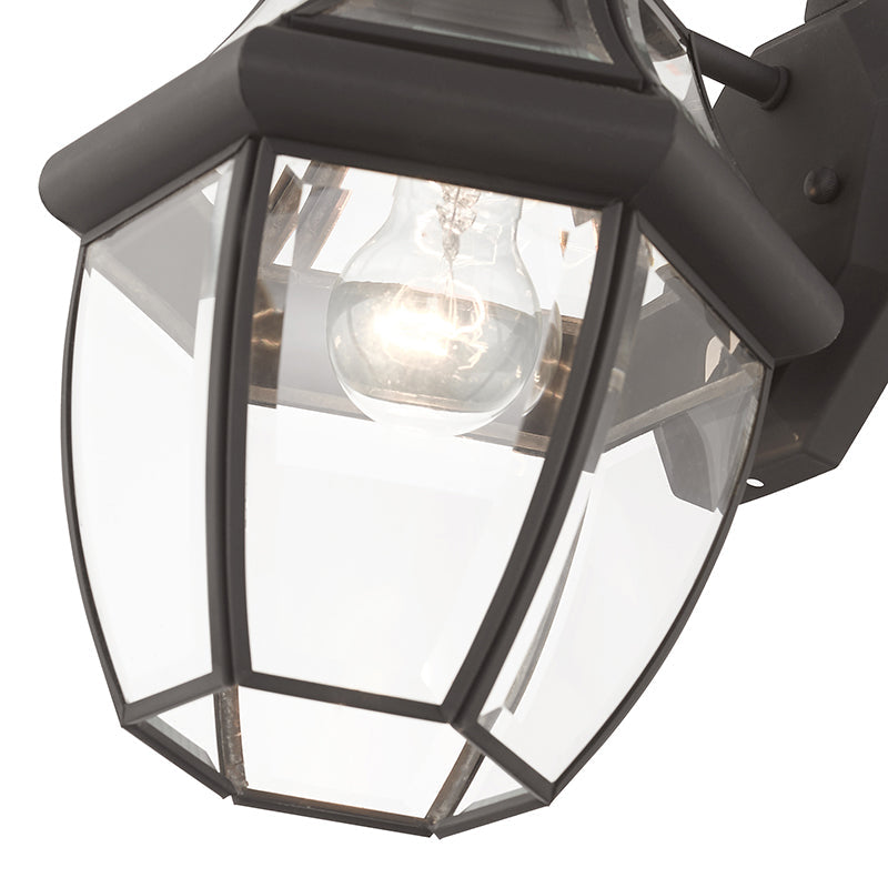 ##Antique Hardware## 1 Light Bronze Outdoor Wall Lantern