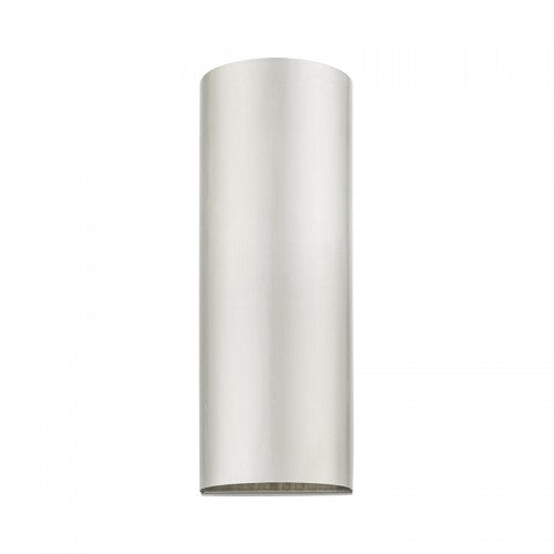 Antique Hardware 1 Light Brushed Nickel Outdoor / Indorama Large Sconce Exterior