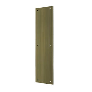##Antique Hardware## 15 Inch Traditional Door Push Plate (Several Finishes Available)
