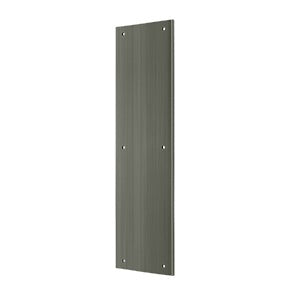 ##Antique Hardware## 15 Inch Traditional Door Push Plate (Several Finishes Available)