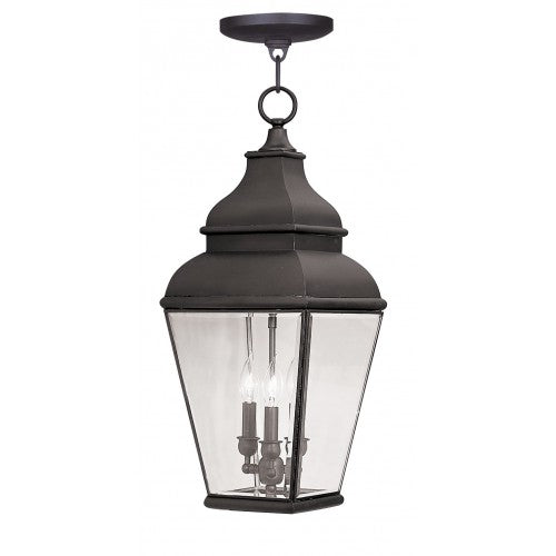 ##Antique Hardware## 3 Light Bronze Outdoor Lantern