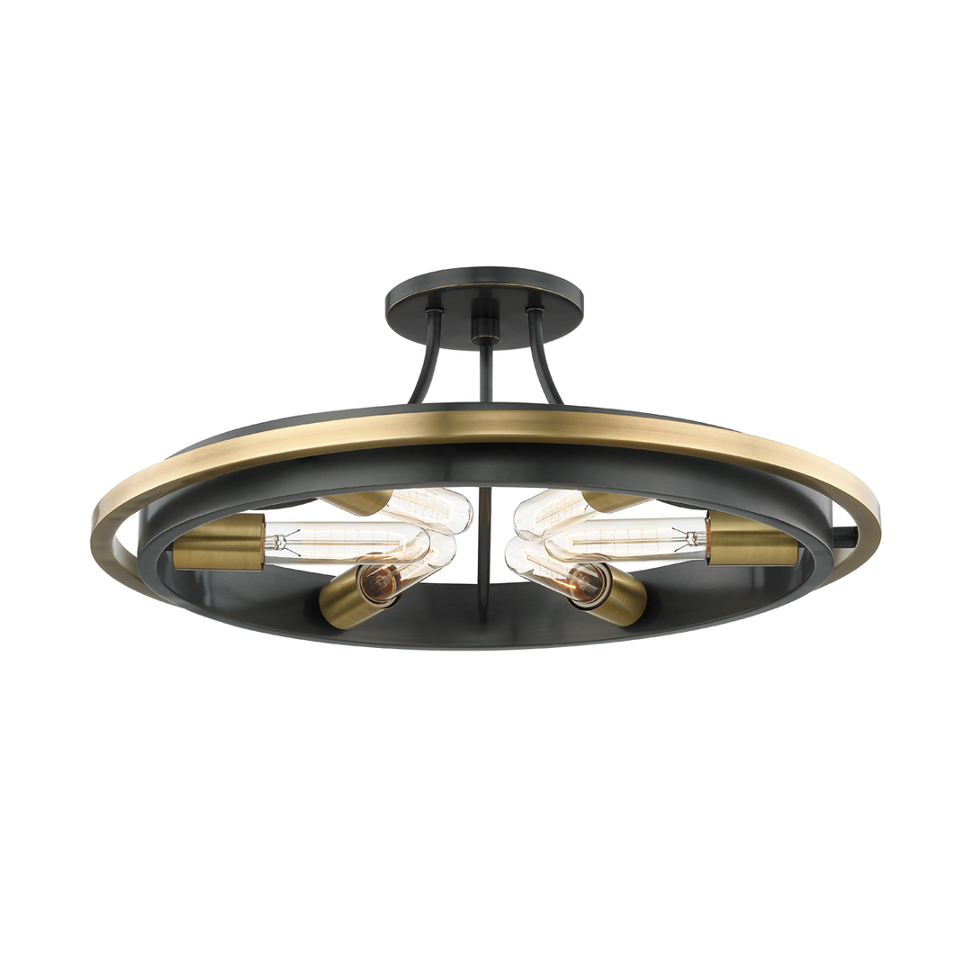 ##Antique Hardware## Chambers Semi Flush