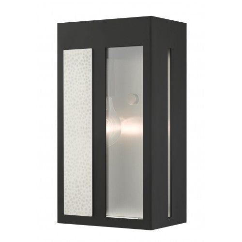 ##Antique Hardware## 1 Light Black Outdoor ADA Wall Lantern