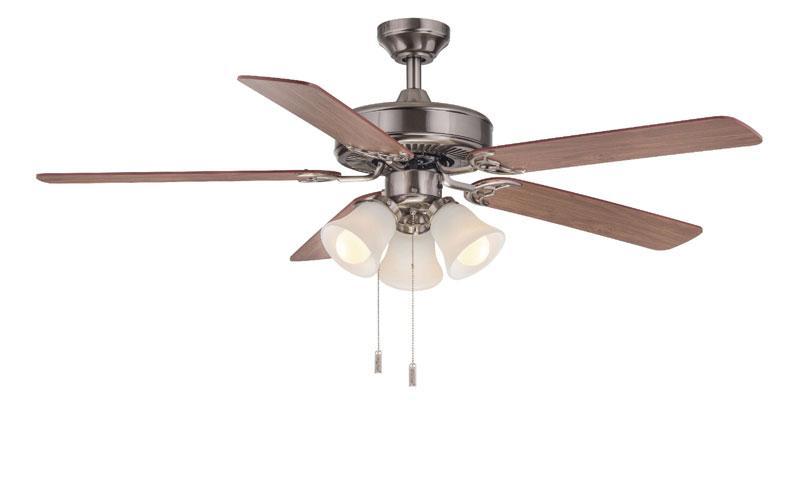 ##Antique Hardware## Dalton Nickel 52" 3-Light Uni Pack