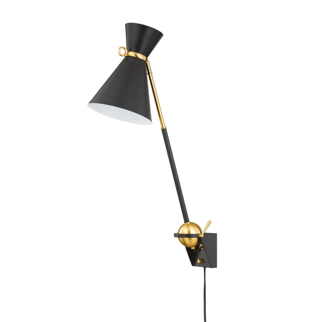 ##Antique Hardware## WINSTED Plug-in Sconce