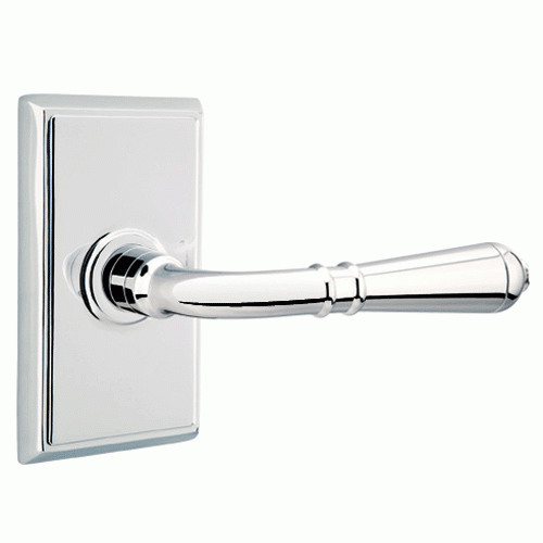 ##Antique Hardware## Emtek Solid Brass Turino Lever With Rectangular Rosette (Many Finishes Available)