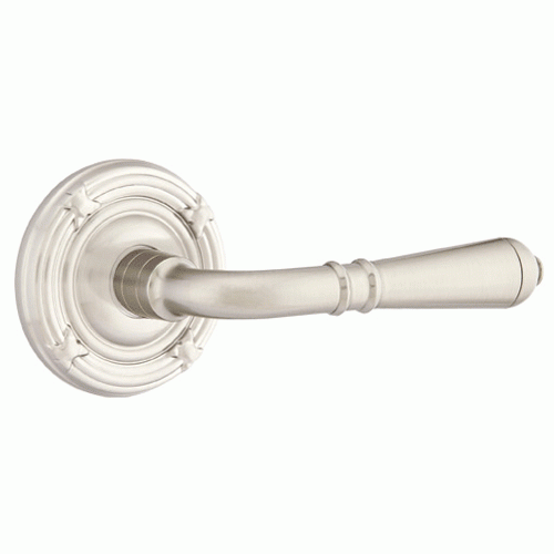 ##Antique Hardware## Emtek Solid Brass Turino Lever With Ribbon & Reed Rosette (Many Finishes Available)