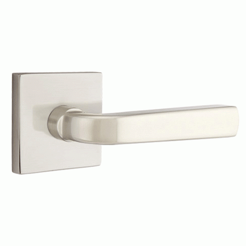##Antique Hardware## Solid Brass Sion Lever With Square Rosette