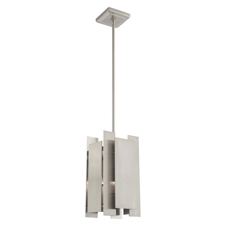 ##Antique Hardware## 1 Light Brushed Nickel Single Pendant