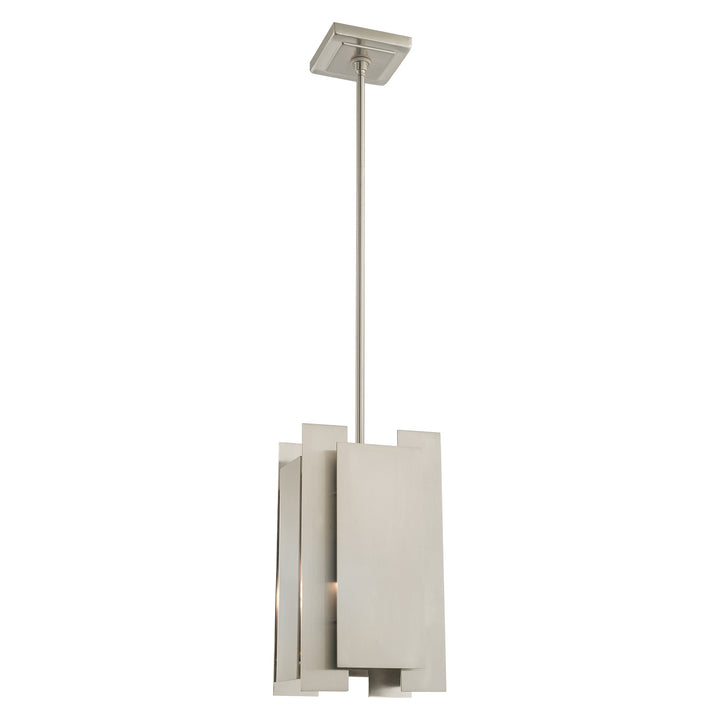 ##Antique Hardware## 1 Light Brushed Nickel Single Pendant