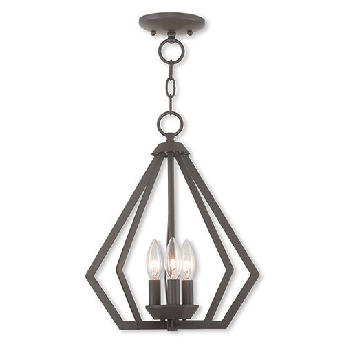 ##Antique Hardware## 3 Light Bronze Chandelier/Ceiling Mount