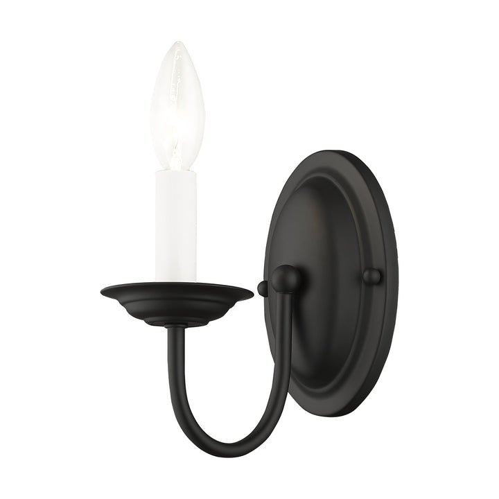 ##Antique Hardware## 1 Light Black Wall Sconce