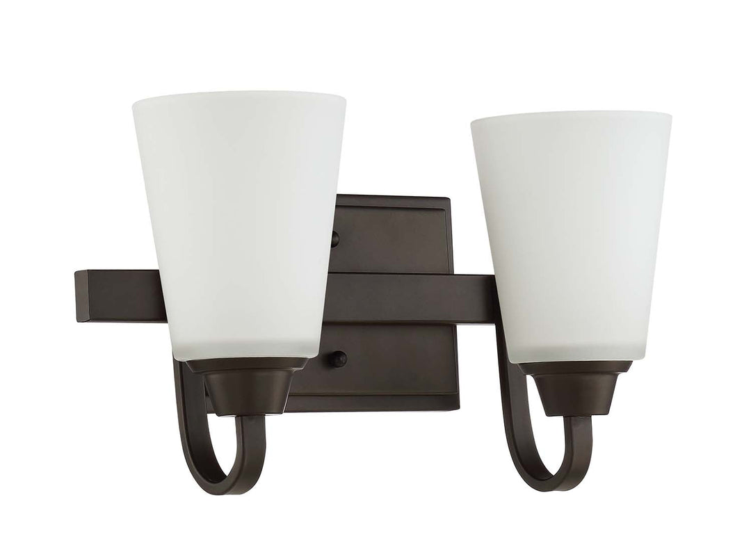 Antique Hardware Grace 2 Light Vanity in Espresso Bath and Vanity