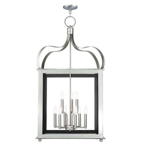 Antique Hardware 6 Light + 3 Light Brushed Nickel Lantern Lantern