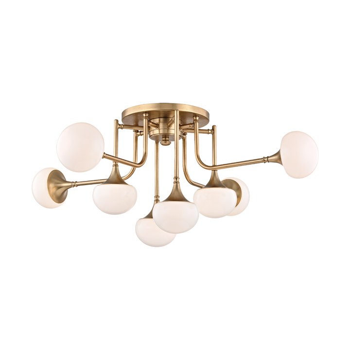 ##Antique Hardware## Fleming Semi Flush