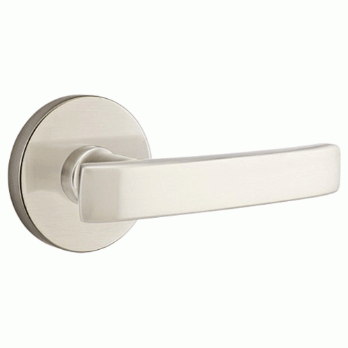 ##Antique Hardware## Emtek Solid Brass Geneva Lever With Disk Rosette (Several Finish Options)