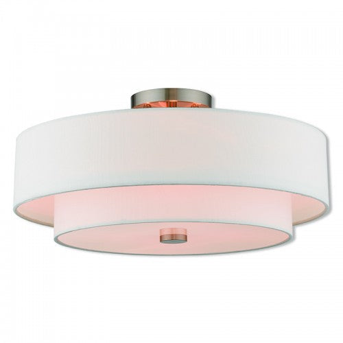 ##Antique Hardware## 4 Light BN Ceiling Mount
