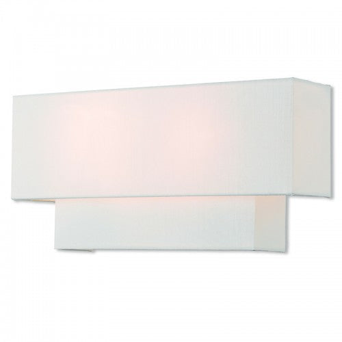 ##Antique Hardware## 2 Light Brushed Nickel ADA Wall Sconce