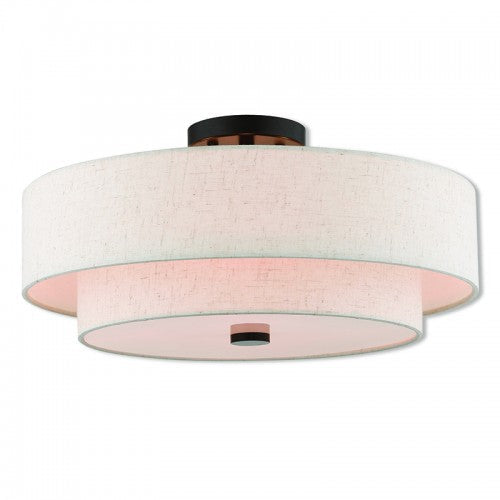 ##Antique Hardware## 4 Light English Bronze Ceiling Mount