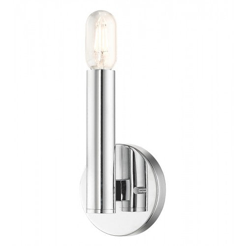 ##Antique Hardware## 1 Light Polished Chrome ADA Sconce