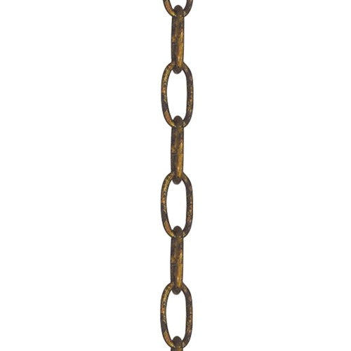##Antique Hardware## Venetian Golden Bronze 12' Extra Heavy Duty Decorative Chain
