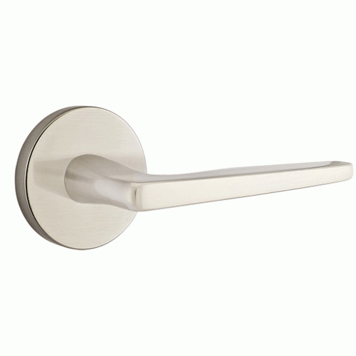 ##Antique Hardware## Emtek Solid Brass Hermes Lever With Disk Rosette