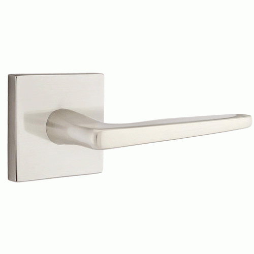 ##Antique Hardware## Emtek Solid Brass Hermes Lever With Square Rosette
