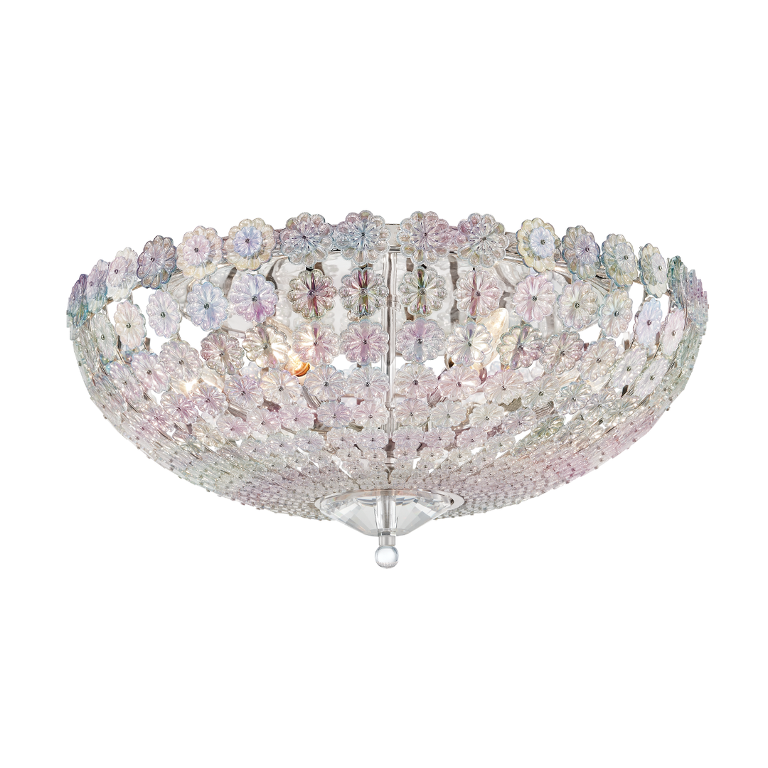 ##Antique Hardware## Floral Park Semi Flush