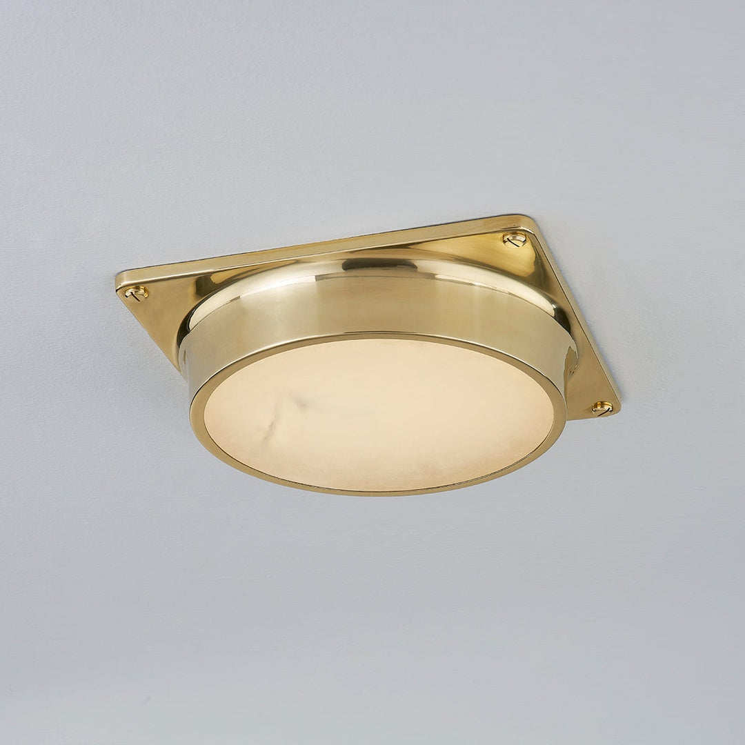 ##Antique Hardware## Greenwich Flush Mount