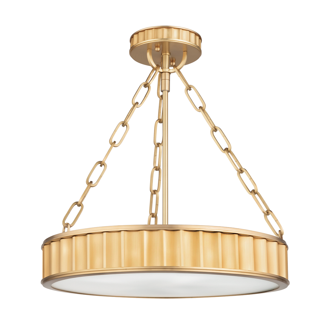 ##Antique Hardware## Middlebury Semi Flush