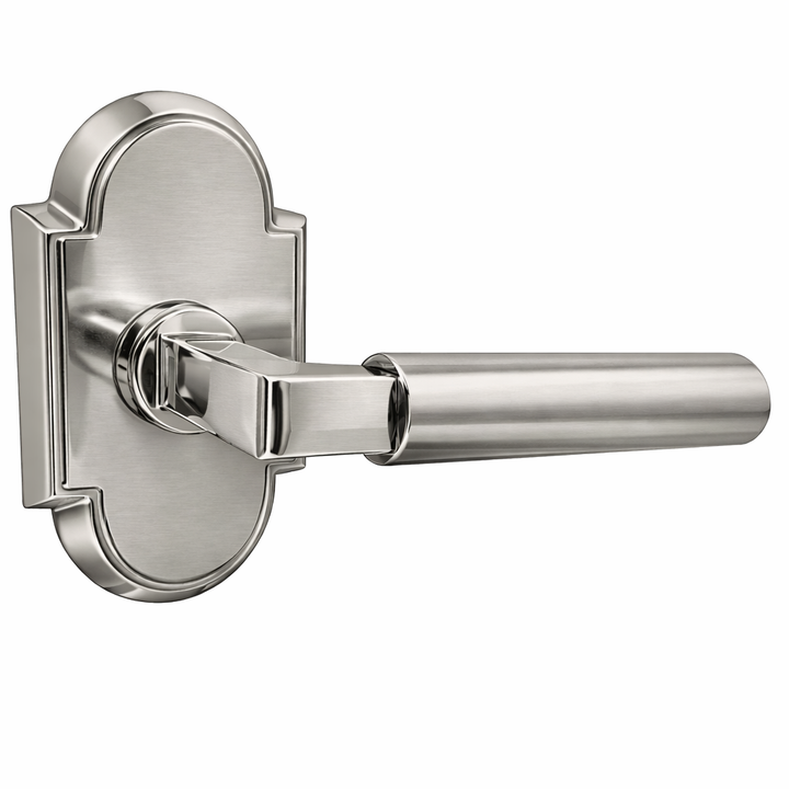 ##Antique Hardware## Magnifique® Arched Door Set with Modern Smooth Lever (Several Finishes Available)